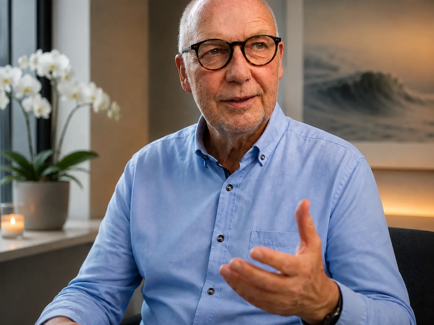 Wolfgang Büchtmann im persönlichen Gespräch